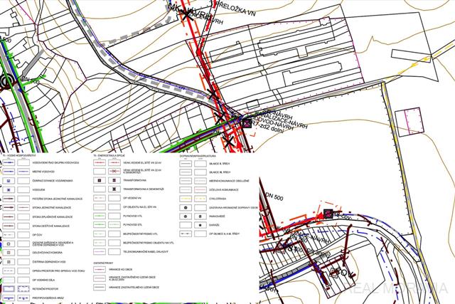 dopravní a technická infrastruktura (mapa) [5/8]