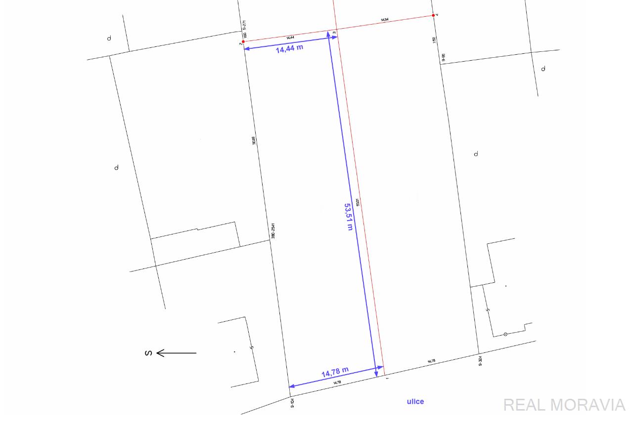 geometrický plán (mapa)